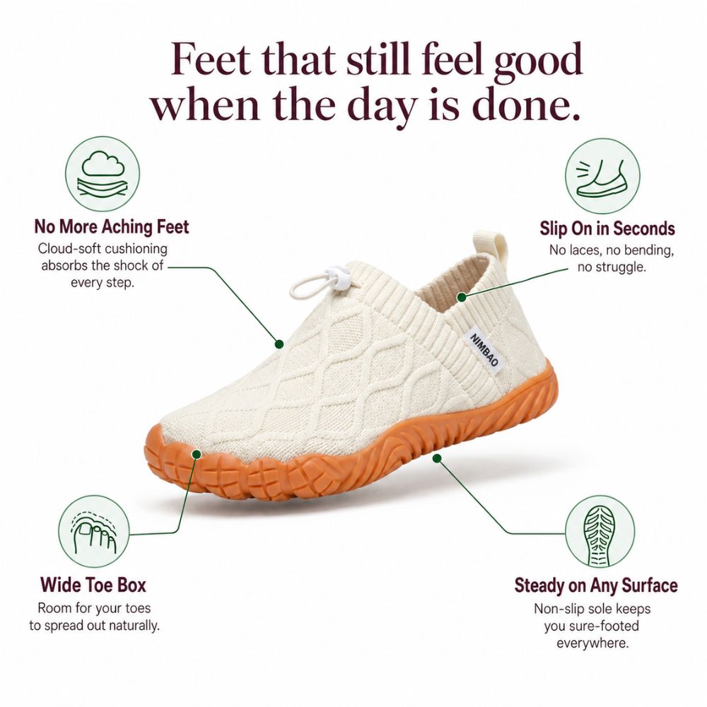 Grace & Ease | All-Day Comfort, Zero Foot Pain
