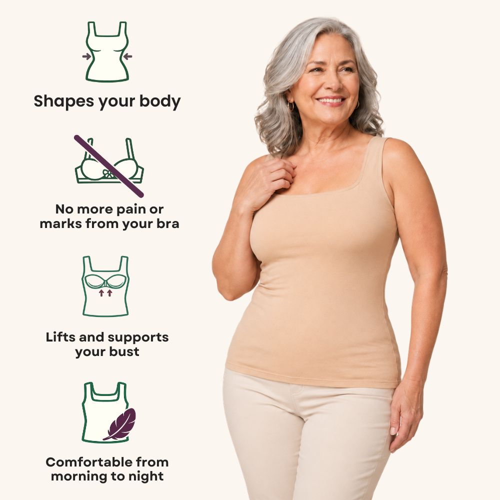 Built-In Bra Comfort Shaper Tank 1